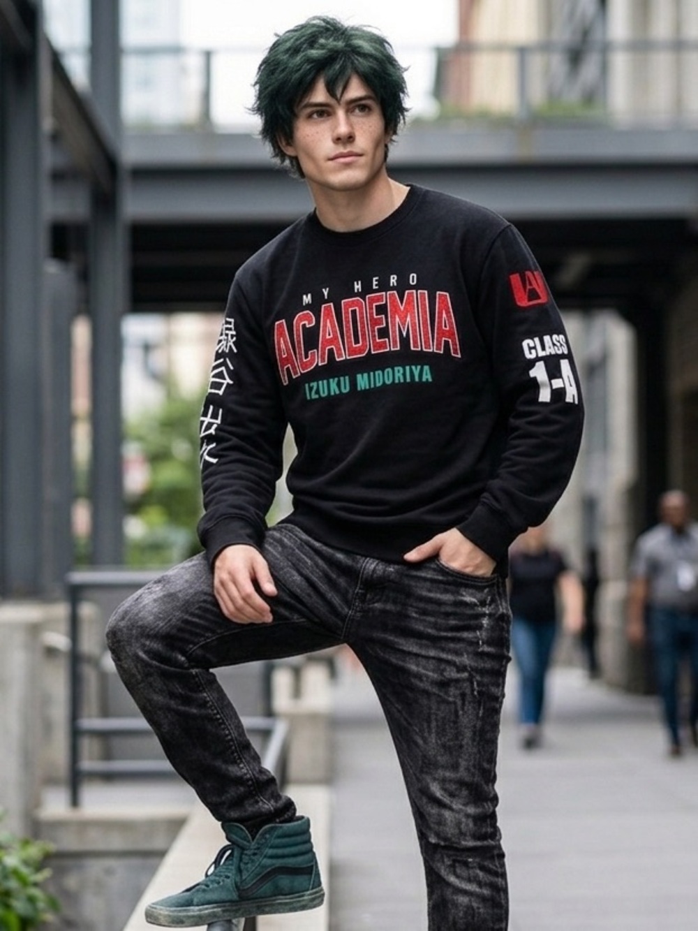 Pre-Loved! Crunchroll My Hero Academia Project Izuku Midoriya Sweatshirt